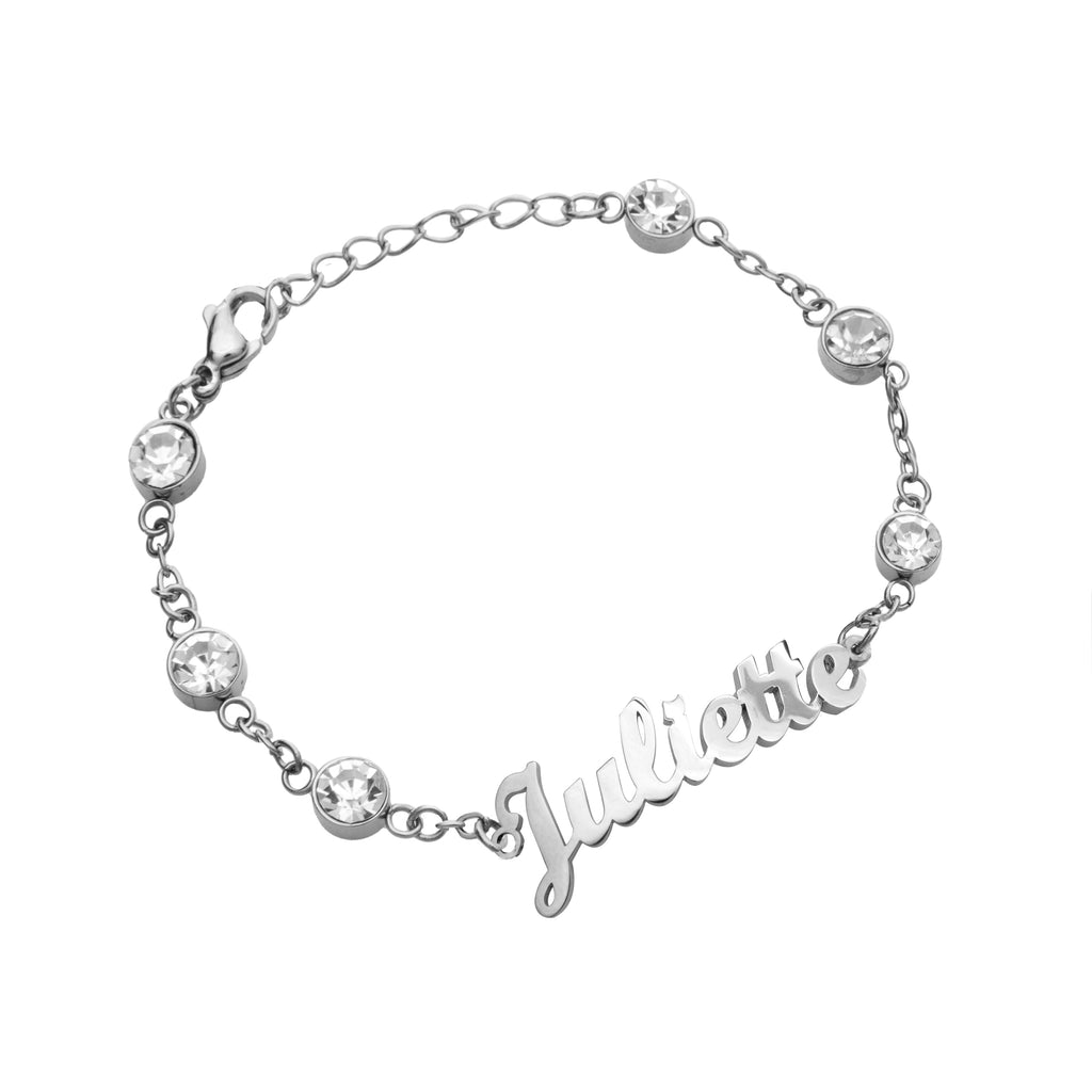 Personalisierbares Armband mit Kristallen