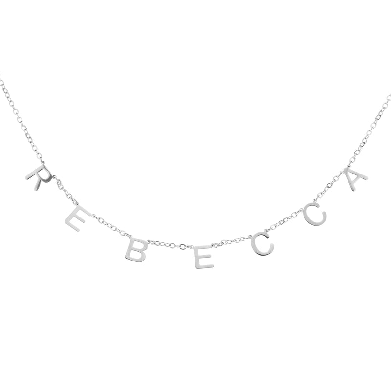 Initialen Choker Halskette