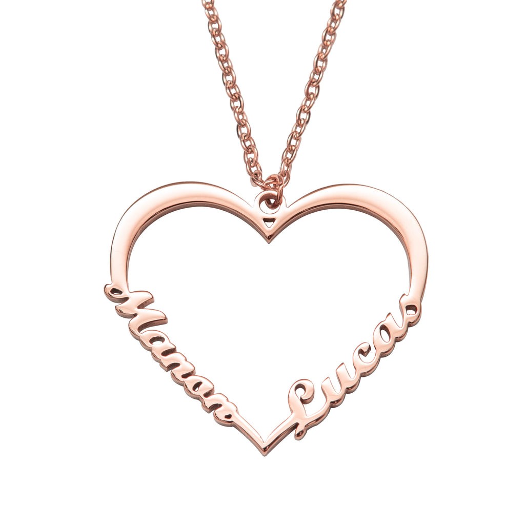 Liebe (Herz) Personalisierbare Kette