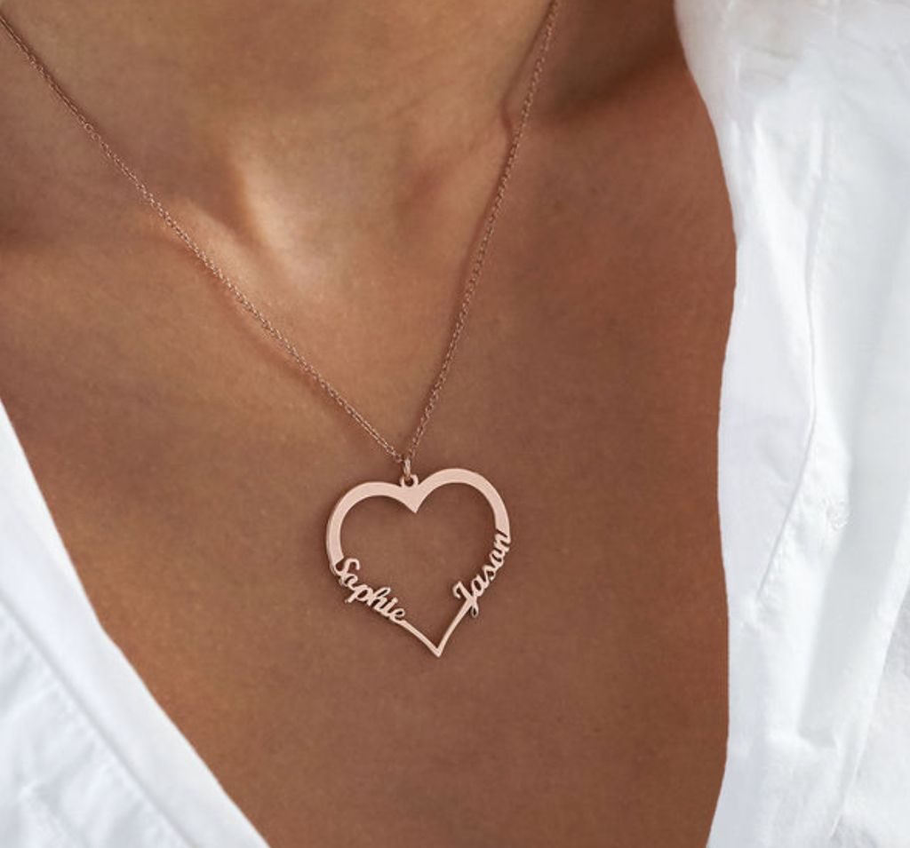 Liebe (Herz) Personalisierbare Kette